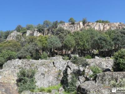 Parque Natural del Valle de Alcudia y Sierra Madrona; silla felipe ii la garganta del chorro sitios 